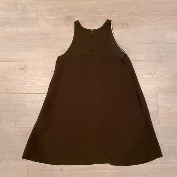 Le Fou by Wilfred A Line Olive Green Dress - Size XS - Picture 3 of 6